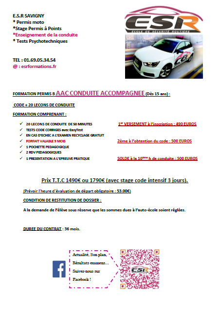 Auto ecole conduite accompagnée, Permis conduite accompagnée prix ?